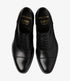 Loake Stonegate Carbon Black Toe Cap Oxford Shoes Top View