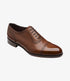 Loake Trinity Deep Mahogany Semi Brogue Oxford Shoes | Handmade in England
