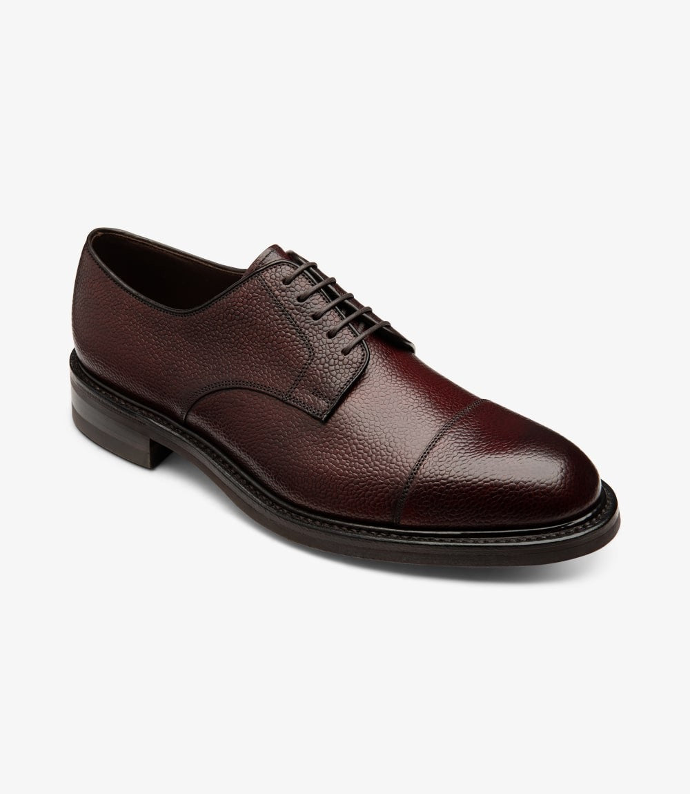 Loake Ampleforth Grain Leather Oxford Shoes Front View