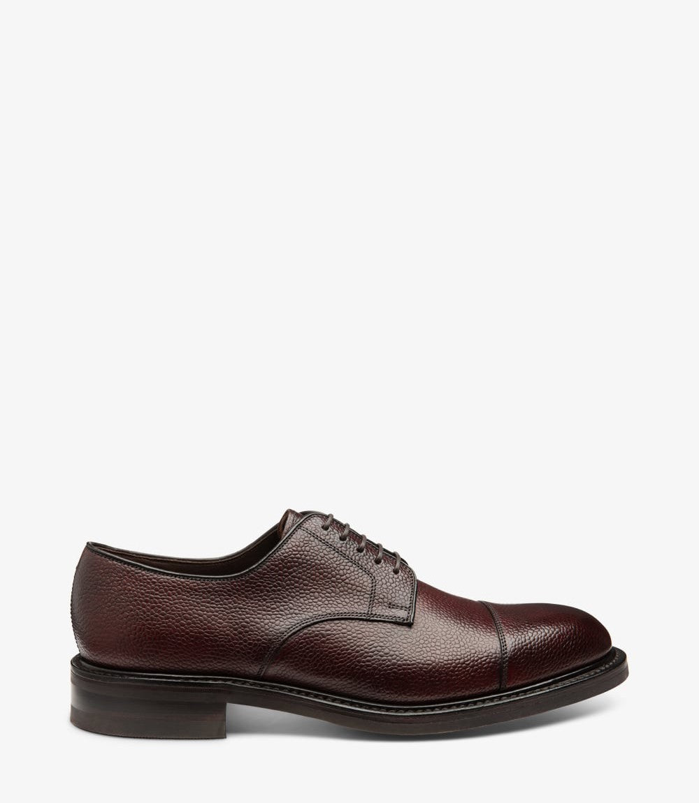 Loake Ampleforth Grain Leather Oxford Shoes Side View