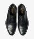 Loake Strand Black Semi Brogue Oxford Shoes | Made in England