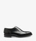 Loake Fleet Black Semi Brogue Oxford Shoes | Made in England