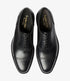 Loake Fleet Black Semi Brogue Oxford Shoes | Made in England