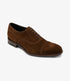 Loake Hughes Brown Suede Semi Brogue Shoes | Men's Smart Casual Shoes