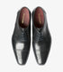 Loake Foley Black Semi Brogue Derby Shoes | Men's Dress Shoes