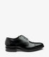 Loake Cook Black Semi Brogue Oxford Shoes | Men's Formal Shoes
