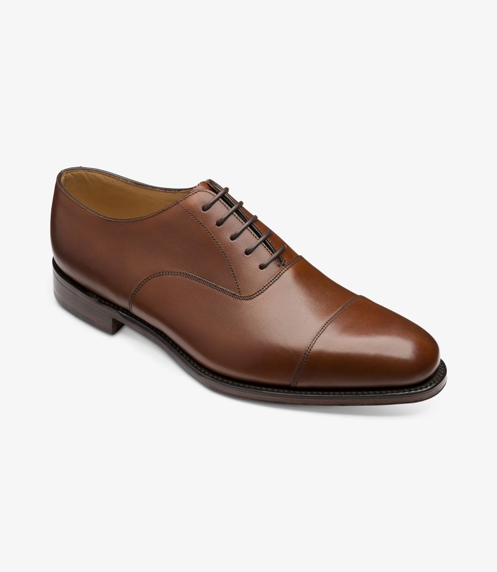 Loake Aldwych Mahogany G Fit Oxford Shoes for Men