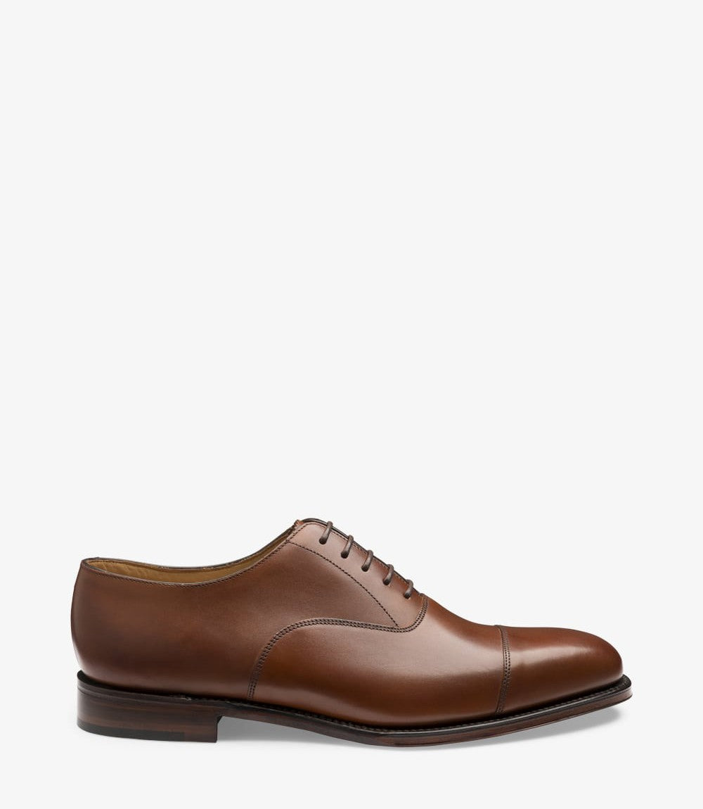 Loake Aldwych Mahogany Oxford Shoes for Men