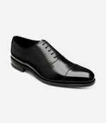 Loake Truman Black Toe Cap Oxford Shoes