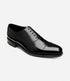 Loake Truman Black Toe Cap Oxford Shoes
