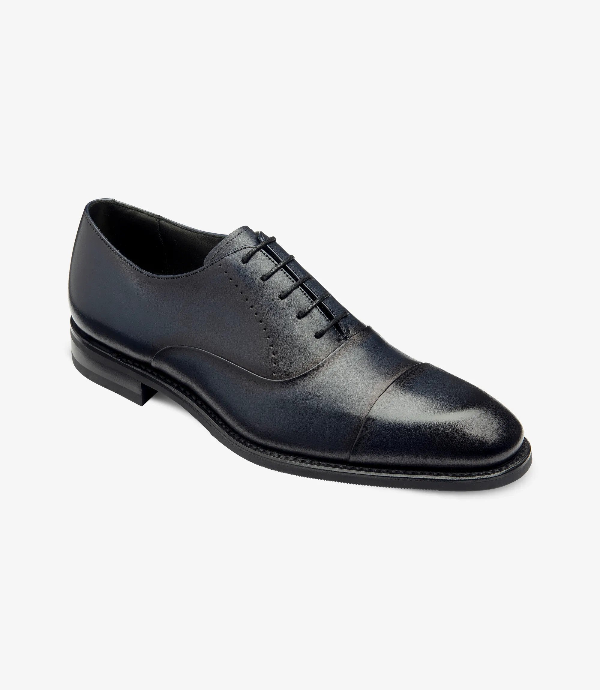 Loake Phoenix Navy Cap Toe Oxford Shoes | Men's Dress Shoes