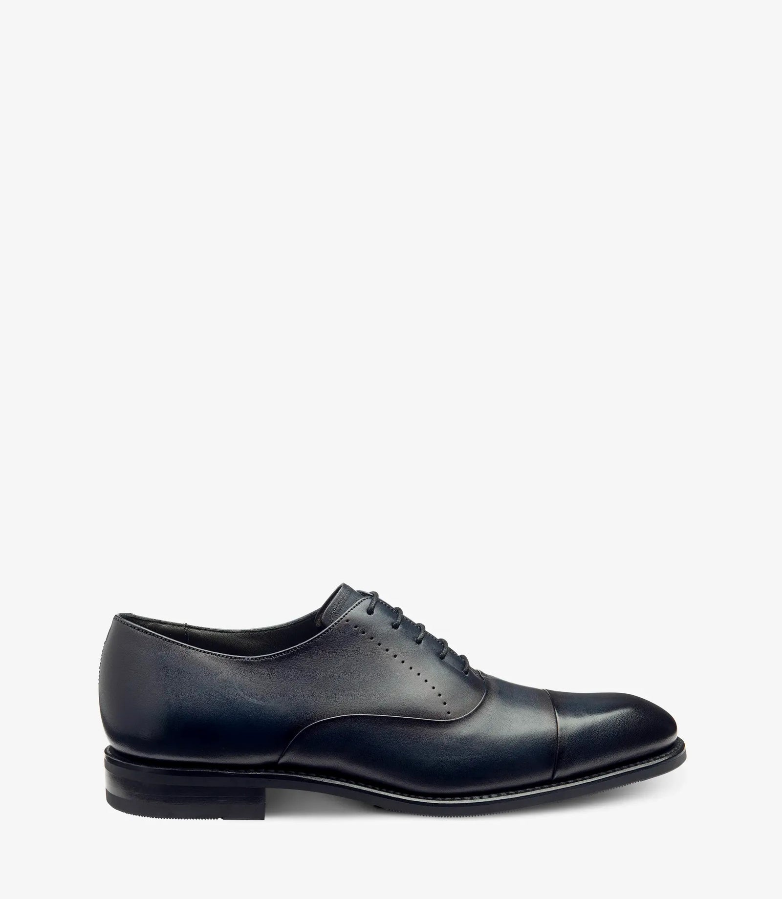 Loake Phoenix Navy Cap Toe Oxford Shoes Side View
