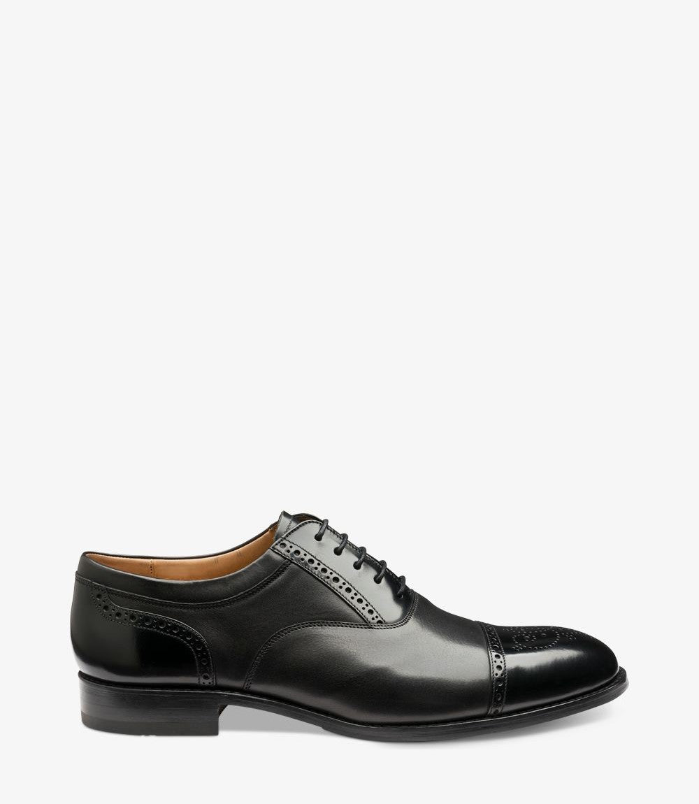 Loake Woodstock Black Oxford Brogues | Men's Formal Shoes