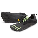Vibram FiveFingers V-Run Retro Ladies Black Green Black barefoot running shoes