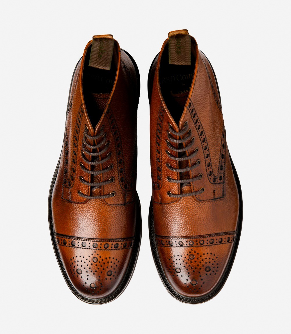 Loake Mahoney Grain Leather Boots
