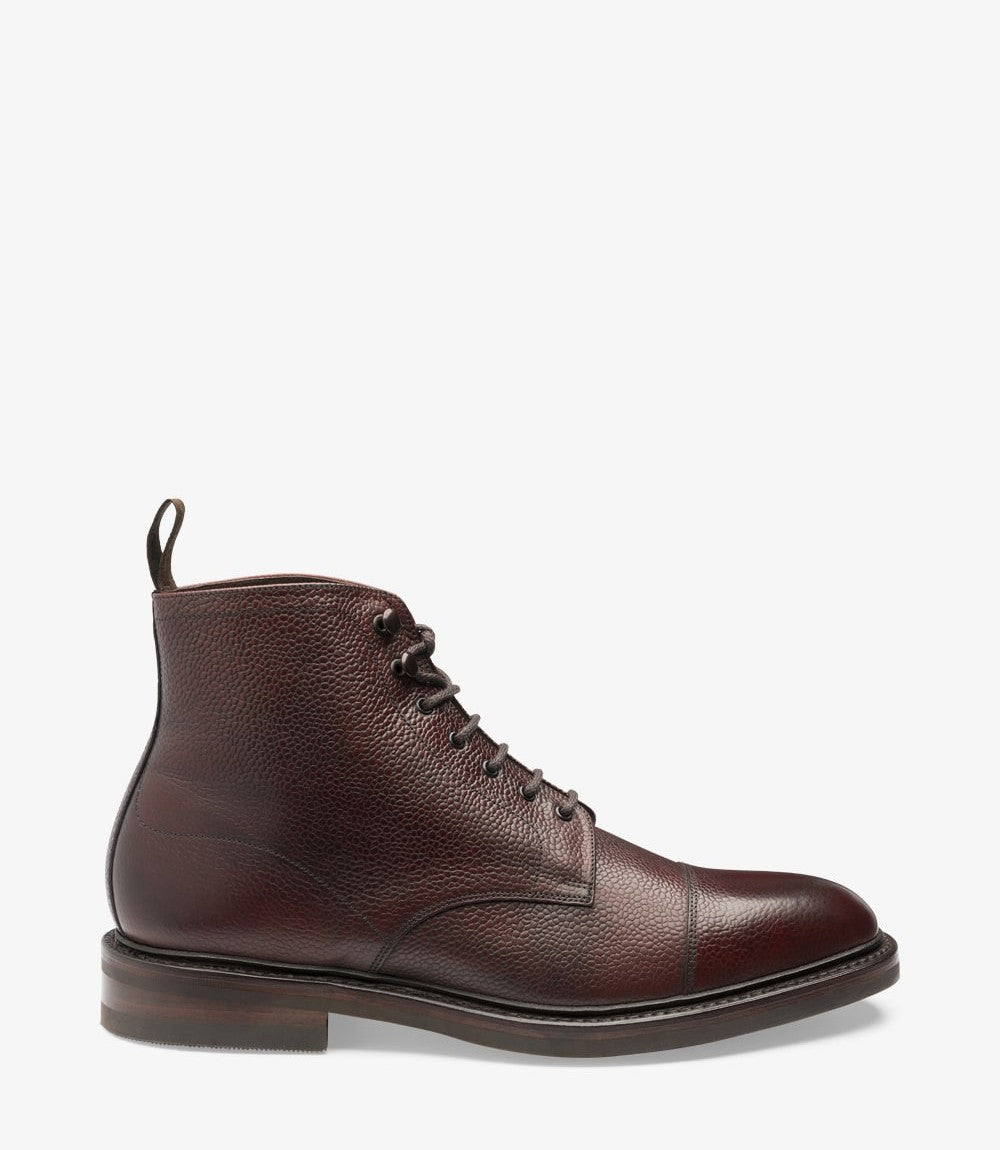 Loake Roehampton Oxblood Grain Derby Boots