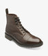 Loake Sedbergh Dark Brown Grain Derby Boots