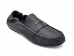 Oscar William Women's Black Soft Leather Loafers