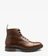 Loake Sedbergh Dark Brown Grain Derby Boots