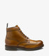 Loake Bedale Tan Brogue Derby Boots | Handmade Men's Boots