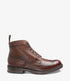 Loake Bedale Oxblood Grain Brogue Derby Boots | Handmade Men's Boots