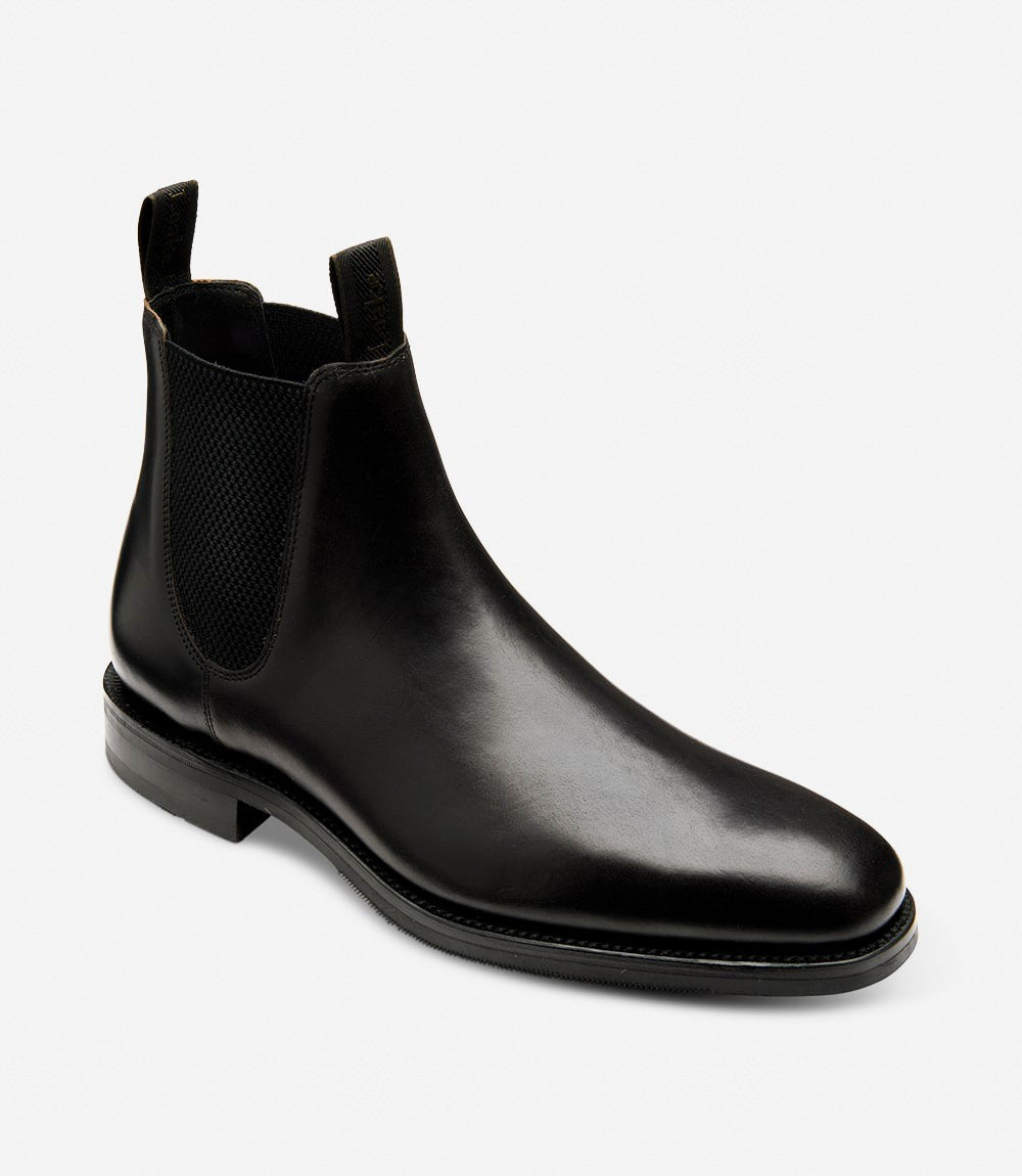 Loake Emsworth Black Chelsea Boots