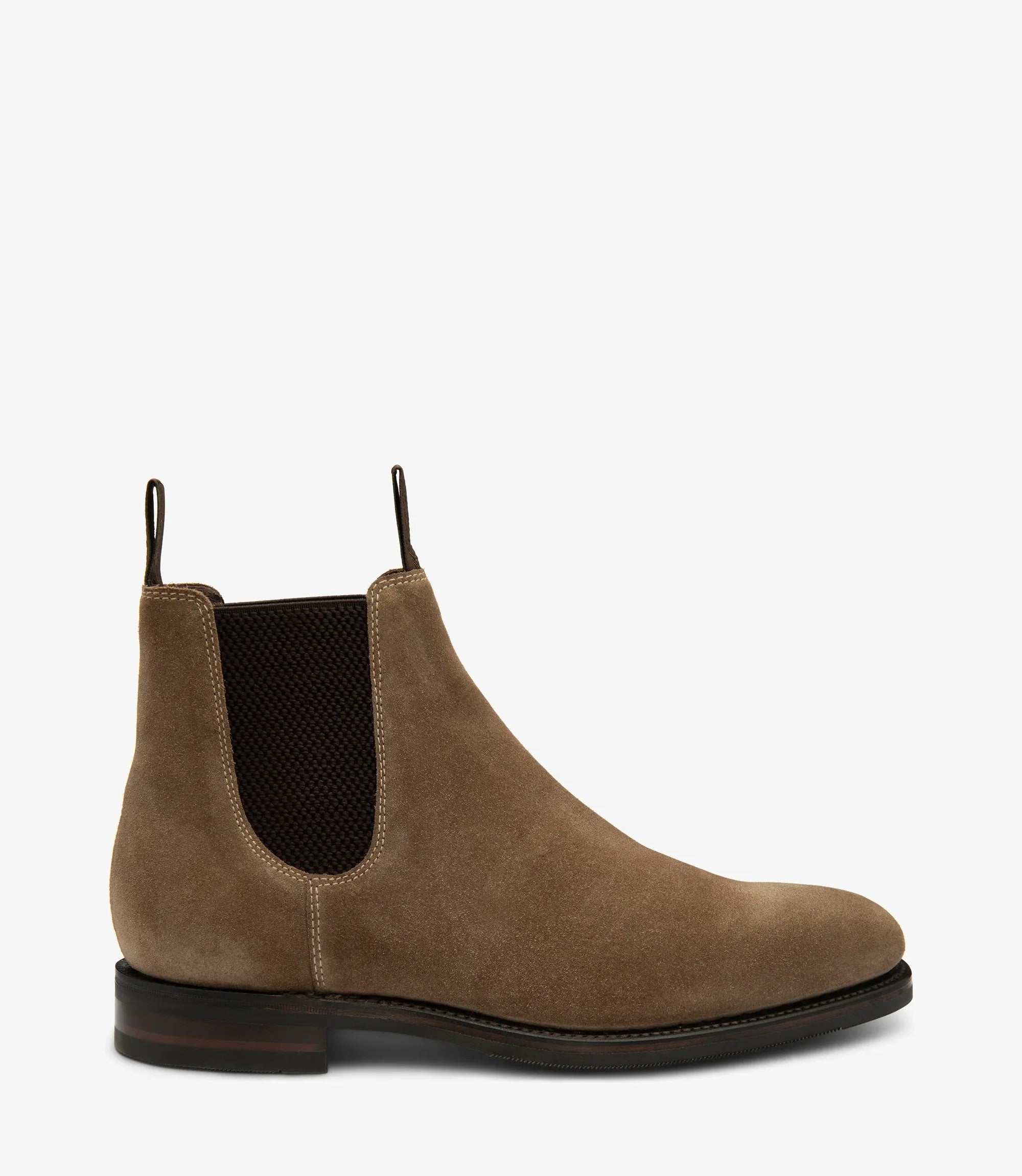 Loake Emsworth Flint Suede Chelsea Boots | Made in England