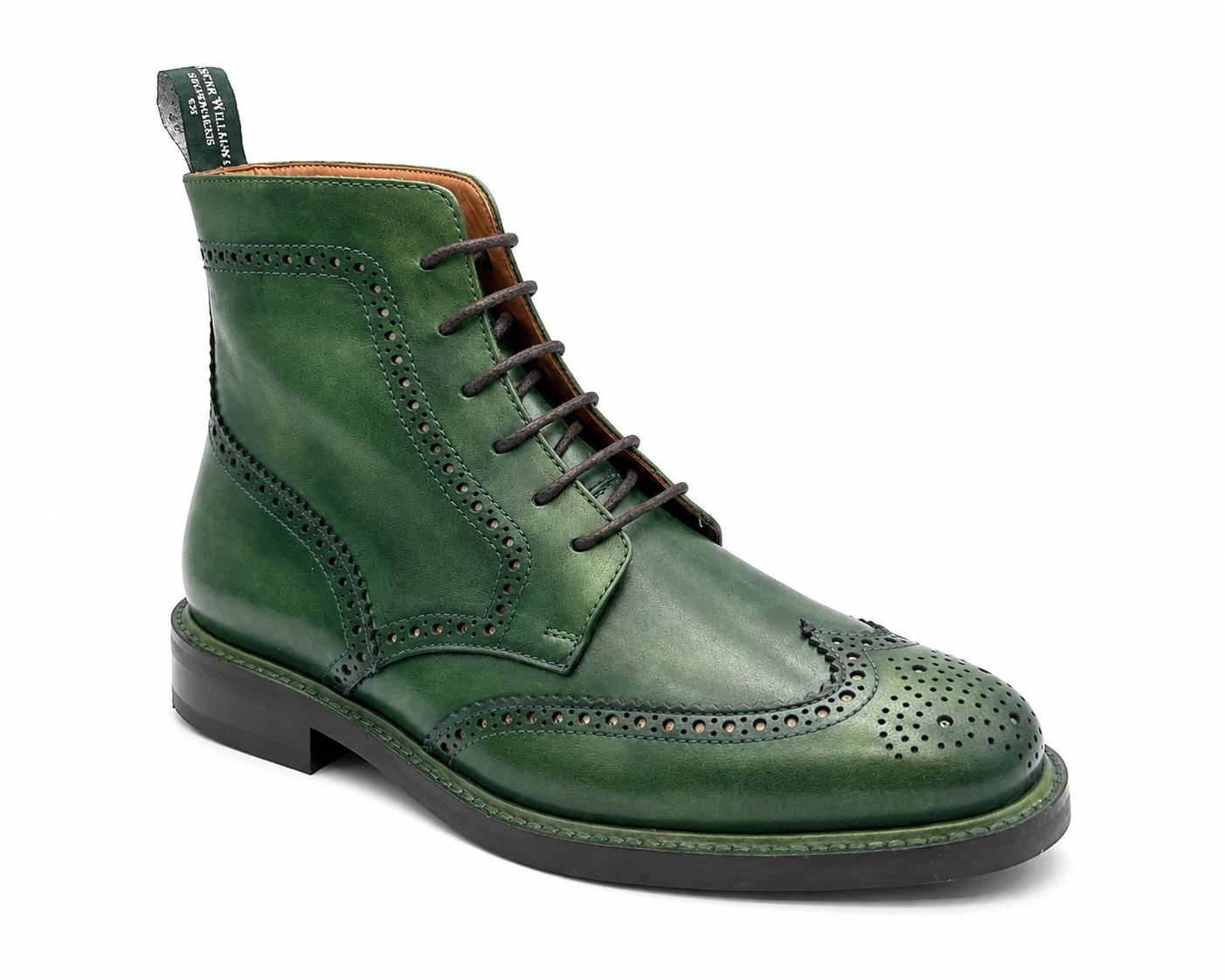 Oscar William Green Patina Brogues