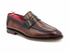 Oscar William Shaded Brown Patina Penny Loafers