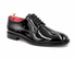 Oscar William Black Patent Leather Derby Shoes
