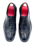 Black Full Brogue Dress Shoes with Dainite Sole | Oscar William