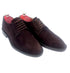 Oscar William Dark Brown Suede Derby Shoes
