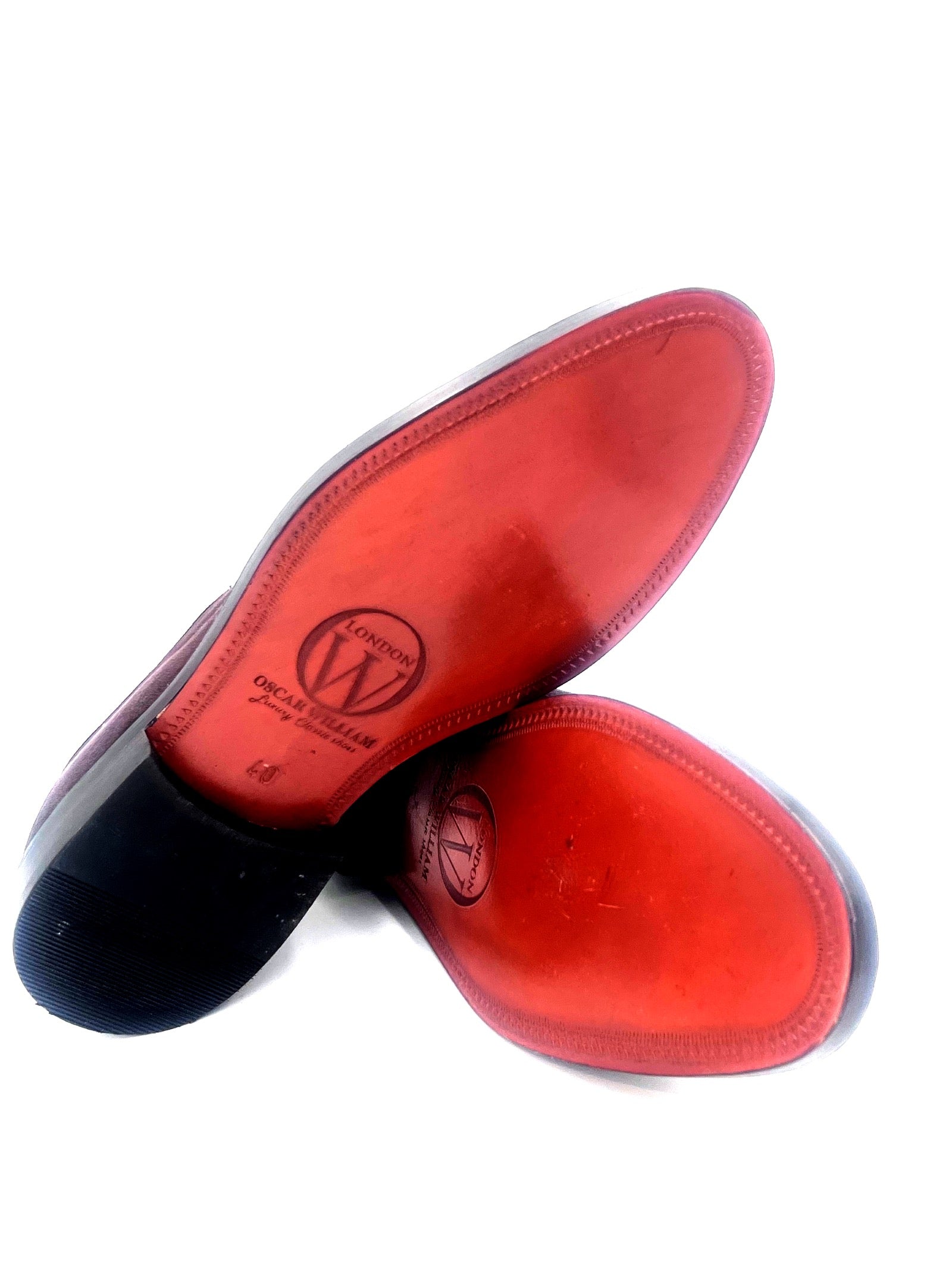 Oscar William Dark Brown Suede Derby Shoes