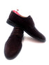 Oscar William Dark Brown Suede Derby Shoes