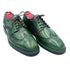 Green Patina Brogue Shoes | Handmade by Oscar William