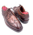 Handmade Chocolate Brown Leather Brogue Shoes by Oscar William