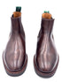 Oscar William Handmade Chocolate Chelsea Boots Studded Rubber Sole