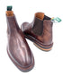 Oscar William Handmade Chocolate Chelsea Boots Studded Rubber Sole