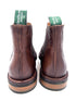 Oscar William Handmade Chocolate Chelsea Boots Studded Rubber Sole