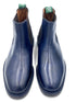 Oscar William Navy Blue Chelsea Boots Studded Sole