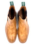 Oscar William Tan Patina Chelsea Boots | Hand-Painted Leather