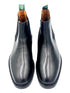 Oscar William Black Leather Chelsea Boots Rubber Sole