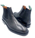 Oscar William Black Leather Chelsea Boots Rubber Sole