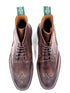 Chocolate Brogue Boots | Handmade by Oscar William