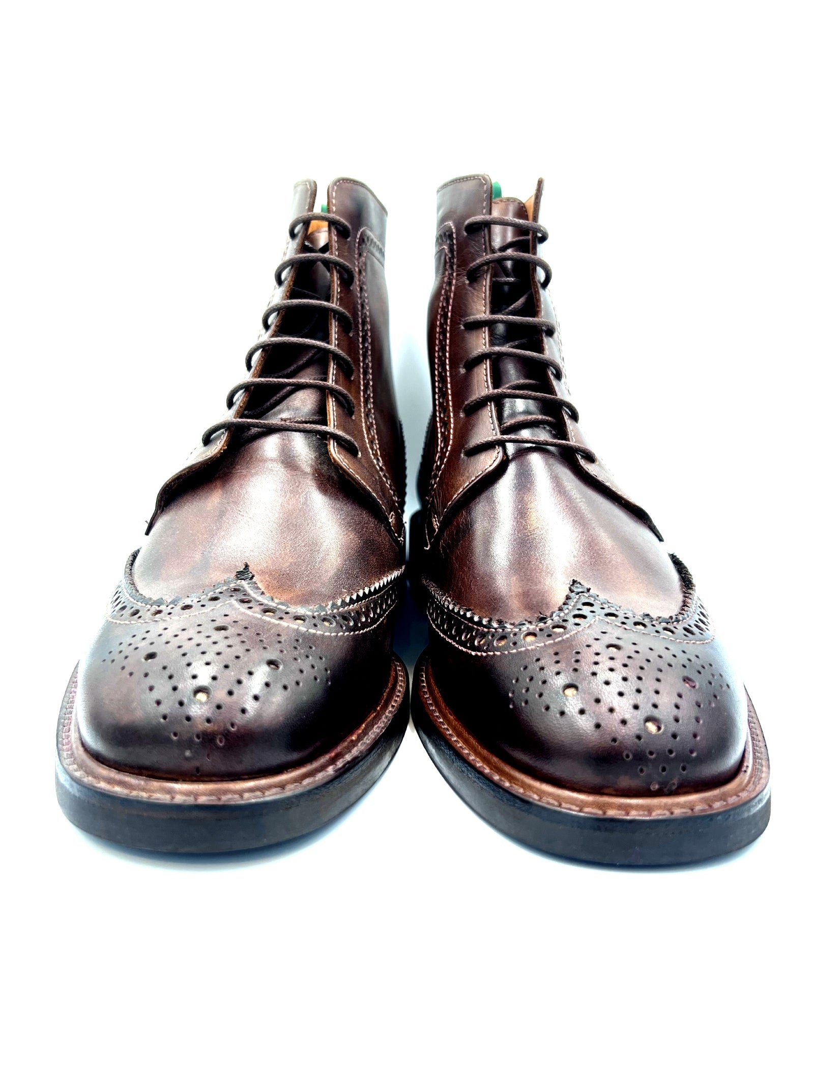 Chocolate Brogue Boots | Handmade by Oscar William