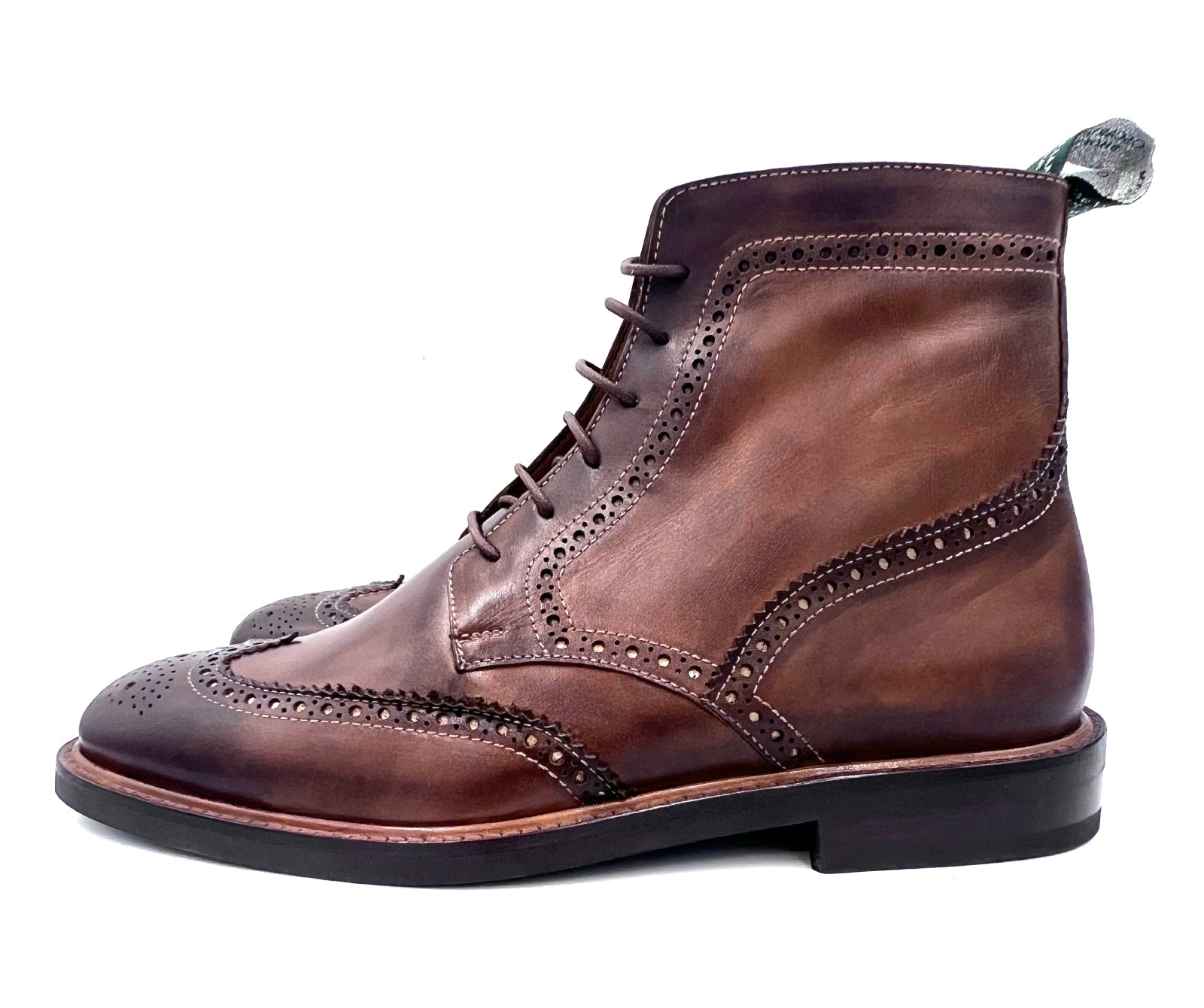 Chocolate Brogue Boots | Handmade by Oscar William