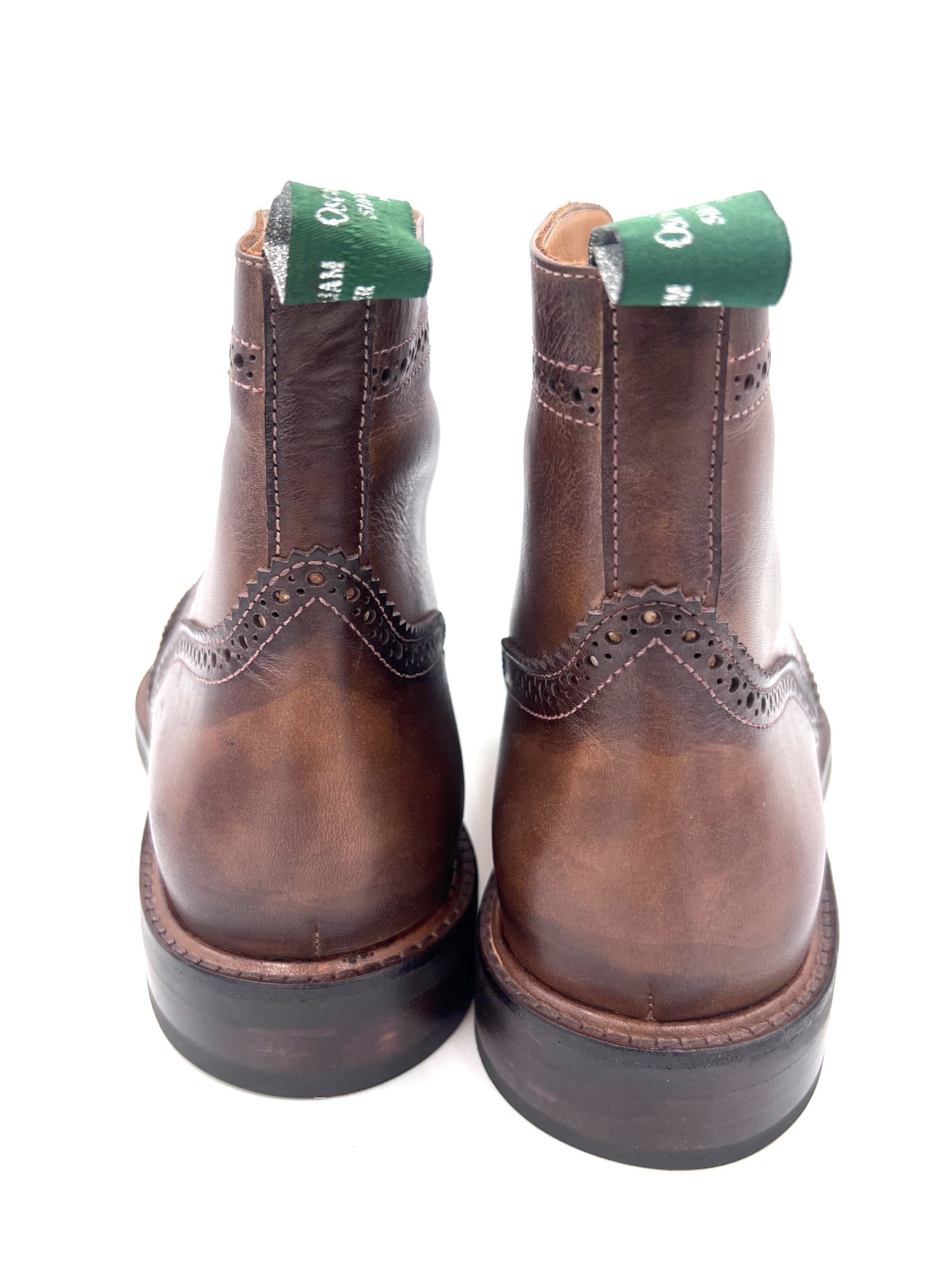 Chocolate Brogue Boots | Handmade by Oscar William