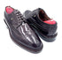 Royal Long Wing Brogue Shoes in High Shine Brown | Oscar William