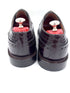 Royal Long Wing Brogue Shoes in High Shine Brown | Oscar William