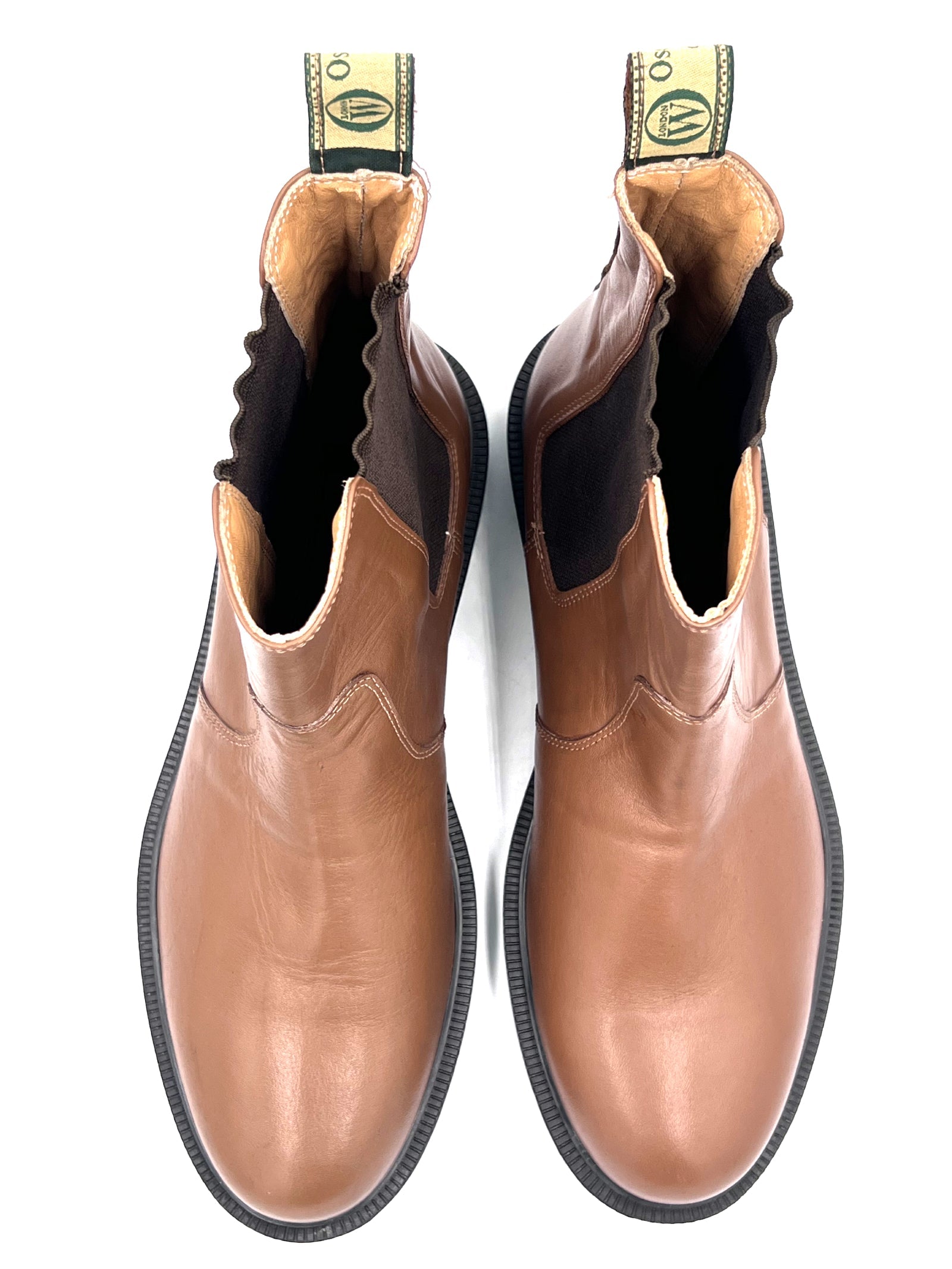 Oscar William Tan Chelsea Boots | Premium Leather & Rubber Sole